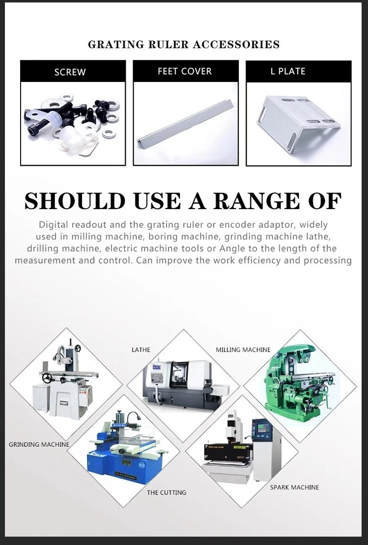 2 Axis Readout Digital Display Dro for Mill Lathe Machine and 2 Linear Scale