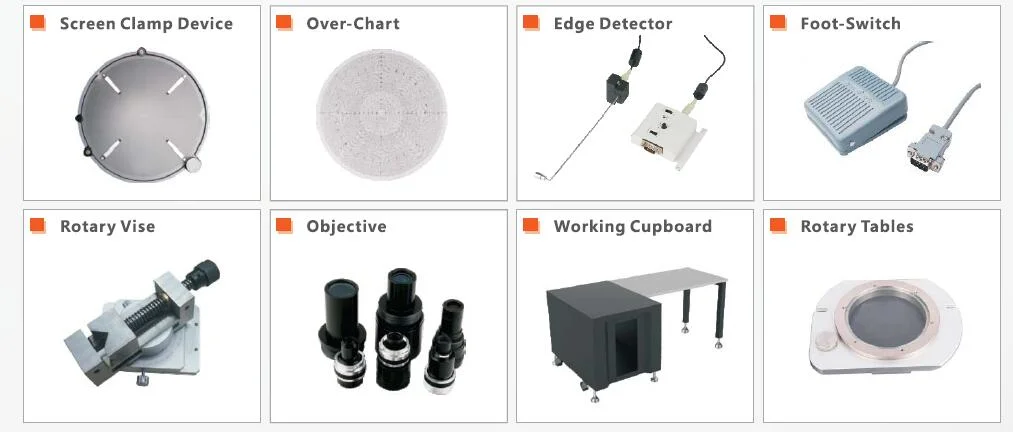 Standard Digital Readout Vertical Profile Projector for Thread